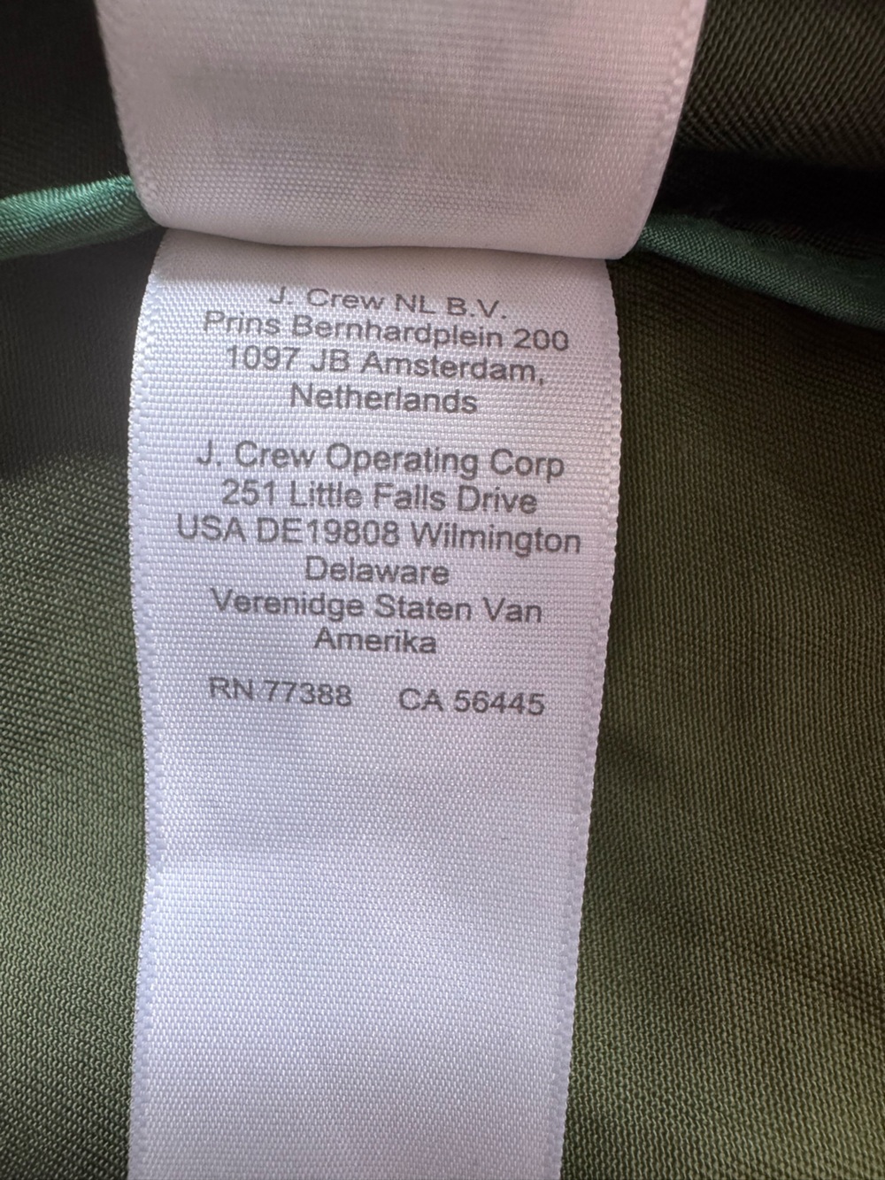 J. Crew Factory Classic Field Jacket in Olive and Brown Large NWT - Picture 11 of 12